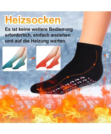 Herefun Self-Heating Socks - 5 Pairs Winter Thermal Heated Socks for Ultimate Warmth & Comfort - Buy Online on GoSupps.com