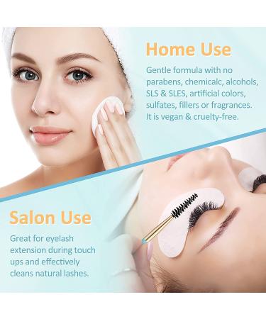 LANBENA Eyelash Extension Cleanser - Lash Foam Shampoo for Salon and Home Use (60ml) - Buy Online on GoSupps.com