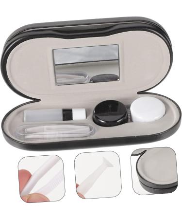 Solustre Multi-Purpose Glasses Case & Organizer | 2-in-1 Contact Lens & Schnapps Glass Storage Solution - Buy Online on GoSupps.com