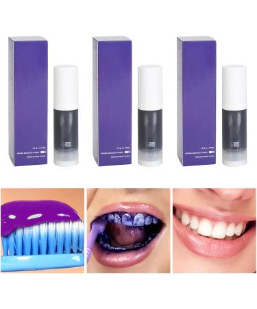3 Pieces Tooth Whitening Toothpaste Set - Stubborn Spot Treatment Refreshing Breath Brightening Mousse for a Radiant Smile | International Shipping - Buy Online on GoSupps.com