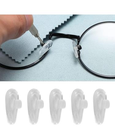 tibiu Soft elliptical silicon nose pad for glasses (transparent 5 pairs) - Buy Online on GoSupps.com