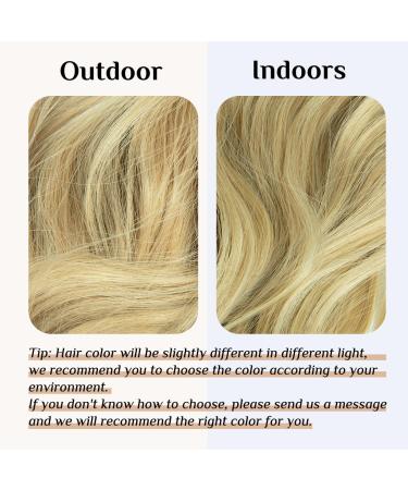 SARLA Hair Extension 18 Inch Curly Wavy Invisible Wire Hairpiece | Natural Blonde Synthetic Hairpieces for Women | Heat Resistant Fiber | Adjustable | Pack of 1 - Buy Online on GoSupps.com