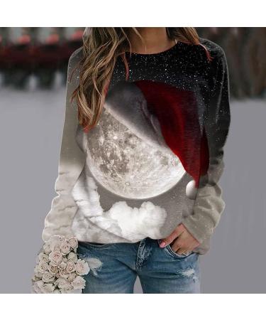 Women's White Christmas Cat Sweatshirt | Fleece Xmas Sweater | Christmas Sweaters for Women - Size XL - Buy Online on GoSupps.com
