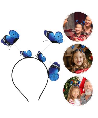 Fomiyes Butterfly Hair Band for Women - Blue Butterfly Headband for Party & Cosplay - 1 Pack FEE Headdresses - Buy Online on GoSupps.com