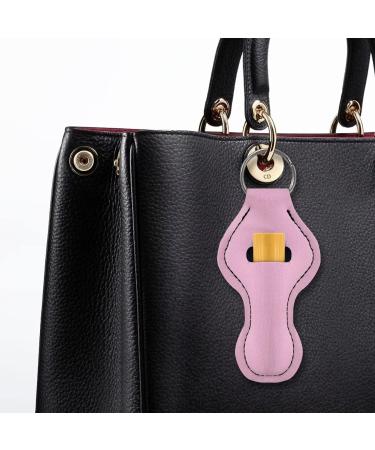 COEQINE Pink Chapstick Keychain Holder for Women & Girls Lip Balm & Lipstick Travel Accessory - Buy Online on GoSupps.com