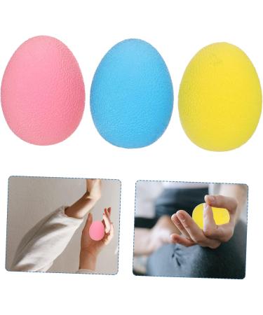 Buy Sewoart 3-Piece Handle Ball Fitness Scooter & Muscle Massage Device Egg-Shaped Massage Roller for Yoga & Hand Relief - Buy Online on GoSupps.com