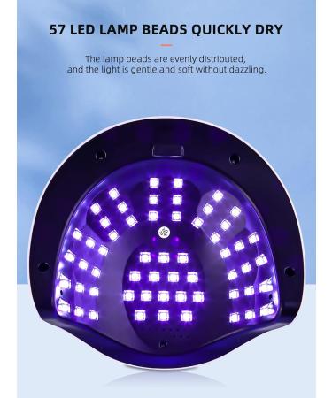 220W UV LED Nail Lamp - Professional Gel Nail Dryer with 4 Timers - Buy Online on GoSupps.com