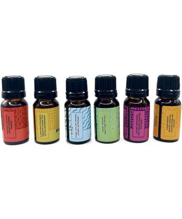 Wild Essentials 6 Pack Aromatherapy Essential Oil Gift Set - 100% Pure 10ml Blends: Breathe Easy Alert Inner Calm Relax Uplifting Zen - Made in USA - Perfect for International Shipping - Buy Online on GoSupps.com