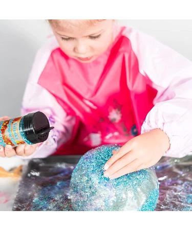 Buy Aslanka 140g Holographic Glitter Powder - Diamond Silver & Colorful Iris for Nail Art Epoxy Resin DIY Projects - Buy Online on GoSupps.com