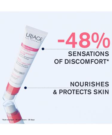Uriage Tol derm Rich Face Soothing Cream for Intolerant Sensitive & Dry Skin 40ml - Soothes & Nourishes - Minimalist Formula for High-tolerance - No Preservatives & Fragrance Free - Buy Online on GoSupps.com