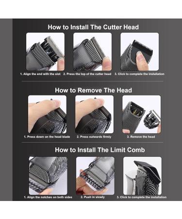 Buy USB Charging Hair Trimmer with Automatic Suction | Electric Clipper for Men - 4 Combs Included | International Shipping Available - Buy Online on GoSupps.com