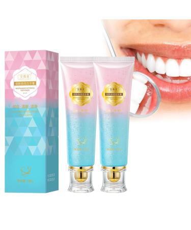 Nicotinamide dazzle white toothpaste probiotic nicotinamide dazzling white toothpaste tooth paste remove stain and whitening sparkling white (2pcs)