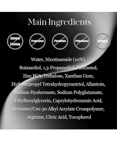 10% Niacinamide + Zinc PCA Serum for Oily Skin Controls Oil Reduces Blemishes & Repairs Barrier With B5 Hyaluronic Acid & Polyglutamic Acid Gentle Non-Comedogenic 10ml - Buy Online on GoSupps.com