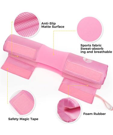 ANERTE Barbell Pad - Neck & Shoulder Protective Pad for Squats, Lunges, Hip Thrusts - Pink (Fits Standard/Olympic Bars) - Buy Online on GoSupps.com