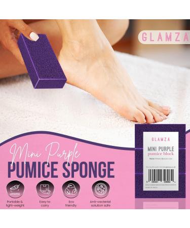 Glamza Foot Pumice Sponge Callus Exfoliate Stone Hard Skin Remove Pedicure Scrubber Pack of 4 - Buy Online on GoSupps.com