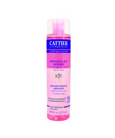 Cattier Biphase Makeup Remover 150 ml Organic 2 pieces