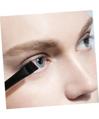 Healeved 12 Pcs Eyeliner Brush Eyebrow Brush Eyeliner Makeup Tool Cosmetic Brush Artificial Fiber Black - Buy Online on GoSupps.com