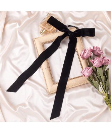 HINZIC 3Pcs Velvet Hair Bows - Black Hair Ribbons & Scrunchies for Women and Girls - Buy Online on GoSupps.com