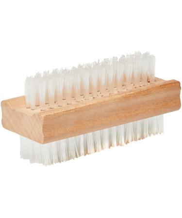 Double -sided nail brush wood