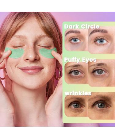 Under Eye Patches for Dark Circles & Puffiness - Hydrating Eye Masks to Reduce Bags & Smooth Wrinkles - Buy Online on GoSupps.com