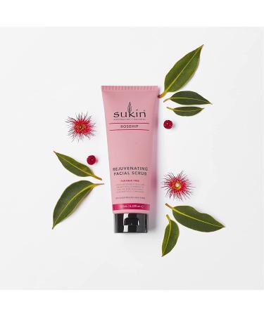 Sukin Rejuvenating Facial Scrub with Rosehip | 4.23 fl oz (125 ml) - Natural Exfoliator - Buy Online on GoSupps.com