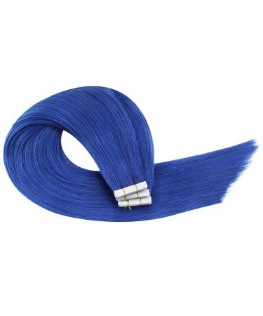 Ugeat 24 Blue Tape in Human Hair Extensions - 25G/10 Pieces Remy Straight Hair - Buy Online on GoSupps.com