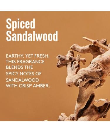 Barrel and Oak Aluminum-Free Deodorant for Men | Natural Sea Salt & Amber Spiced Sandalwood Scent 24-Hour Protection - Buy Online on GoSupps.com