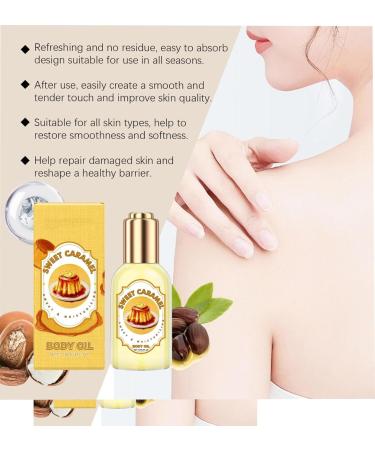 Body Oil Skin Tightening Oil Body Care Oils Dry Skin Massage | Moisturizing Body Oil | Lightweight & Non-Greasy Formula for All Skin Types Including Dry and Sensitive (caramel 118ML) - Buy Online on GoSupps.com