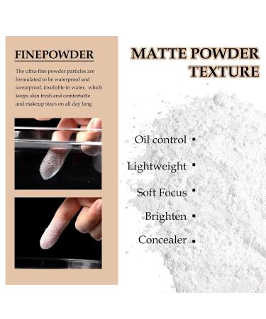 Oil Control Setting Powder - Ultra Flawless Matte Finish & Soft Focus Effect - 01# | International Shipping - Buy Online on GoSupps.com