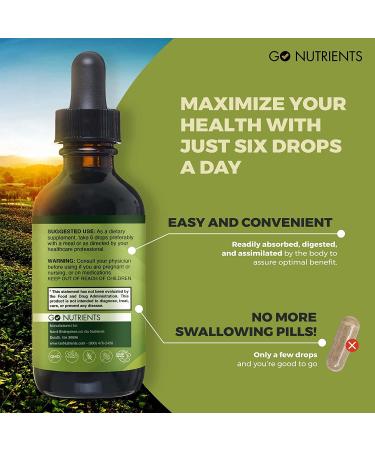 Selenium 200mcg Liquid Drops Supplement - Yeast-Free Herbal Formula with Trace Minerals - 1.0 oz Bottle - Buy Online on GoSupps.com