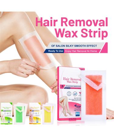 Hair Removal Wax Strips for All Skin Types - Gentle Body & Facial Waxing for Men & Women - Buy Online on GoSupps.com