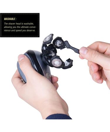 Professional 5-in-1 Head Shaver for Bald Men - Cordless & Rechargeable - Buy Online on GoSupps.com