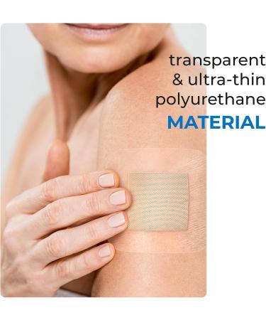 Shop Medrull 100% Waterproof Wound Patches - Sterile 6x7 cm | 50 Pieces for Cuts & Scratches Ideal for Showering & Sports - Buy Online on GoSupps.com