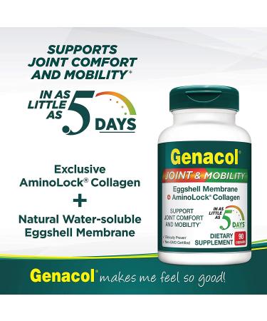Genacol Eggshell Membrane + Collagen Joint Supplement (90 Capsules) - Natural Source of Glucosamine, Chondroitin, Hyaluronic Acid - 90 Count - Buy Online on GoSupps.com