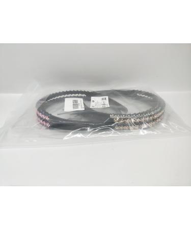 Belvanr Fashionable Hair Ripe - 5-Piece Glitter Double Crystal Headbands for Women | Rhinestone Slip-Proof Hair Jewelry - Buy Online on GoSupps.com