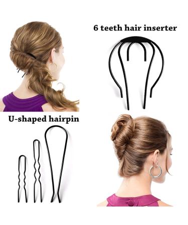 XCSJ 7 PCs Hair Split Cam Metal Combs - Bridal Hairdress Styling Tools & Fashion Accessories for Girls - Buy Online on GoSupps.com