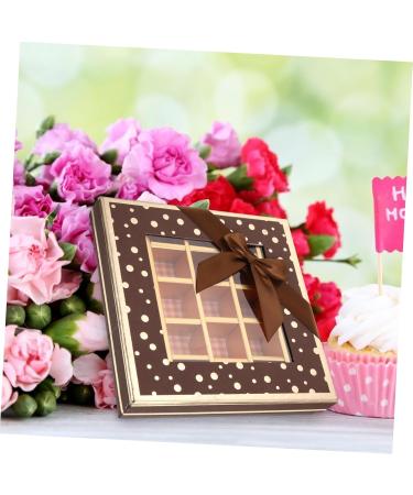 CORHAD Box Chocolate Box Candy Truffle Chocolate Chocolates Candy Chocolate Cardboard Black - Buy Online on GoSupps.com