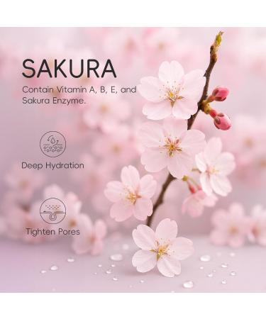 INSEEK Sakura Skin Care Set for Teen Girls Women Hydration Skincare Gift Set Deeply Cleanse Pores Long-Lasting Moisturizing Improve Dull Skin Reduce Wrinkles & Fine Lines Restore Elasticity - Buy Online on GoSupps.com