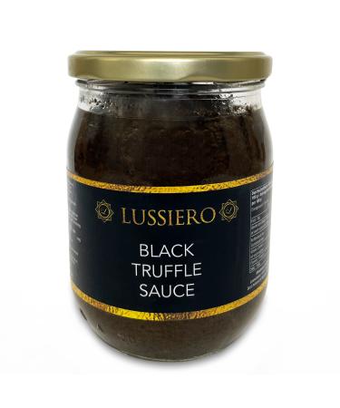 Lussiero Truffle Sauce Black Summer Truffle Salsa Tartufata Tapenade Tuber Aestivum 500g 500 g (1 pack)