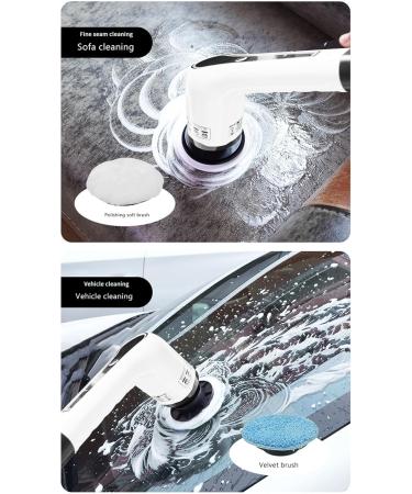Wireless Motorized Brush Multifunctional Household Crevices Brush Floor Kitchen Room Tool for Toilet Kitchen Gadget - Buy Online on GoSupps.com