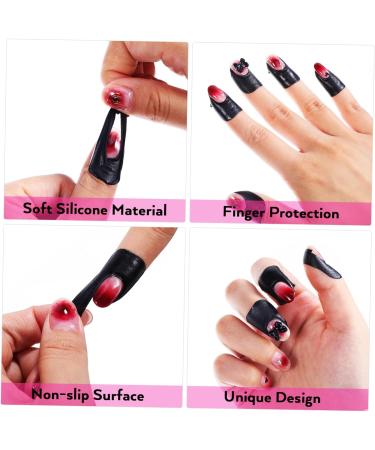FRCOLOR 400 Sheets Nail Art Anti-Spill Stickers Nail Polish Nail Guards for Painting Nails Nail Protector Stickers Nail Protectors for Fingers Nail Tape Silica Gel Protective Oil Care 3.00X2.50X0.10CMx4pcs As Shownx4pcs - Buy Online on GoSupps.com