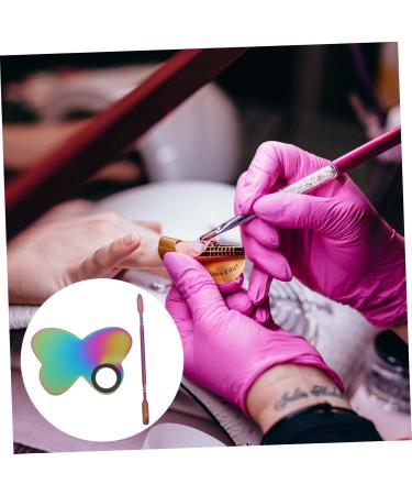 Palette de Maquillage en Acier Inoxydable Palette Ongles pour Nail Art Spatule de M lange Outil Cosm tique pour Professionnels et Particuliers Usage Salon et Maison - Buy Online on GoSupps.com