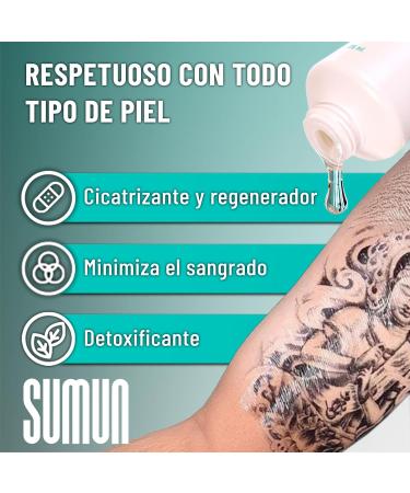  SUMUN TATTOO SUMUN TATTOO Gel Film 25 x 35 ml | Dermalize Tattoo | Optimal transparent gel film for the care protection and healing of your tattoo | Saniderm | Tattoo Shield - Buy Online on GoSupps.com