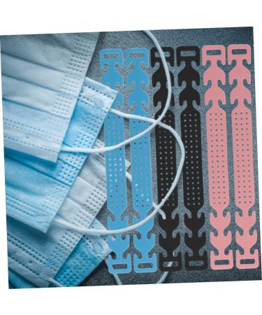 FOMIYES 20 Pack Mask Strap Buckle - Ear Extension Hook for Face Cover - Anti-Strangulation Accessories in Pink & Light Blue - Buy Online on GoSupps.com