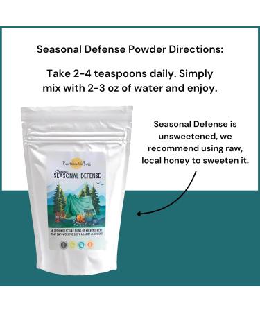 Revitalize Wellness Organic Seasonal Defense Powder Formerly Allergy Defense | Bromelain, Vitamin B3, Vitamin C, Quercetin, and NAC | No Sugar Added | Fruit Punch Flavor | 30 Servings - Buy Online on GoSupps.com
