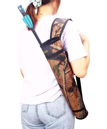 RZAHUAHU Archery Arrow Quiver - Adjustable Storage Bags for Bow Hunting and Target Practice - Hip and Back Holder for 2 Arrows - Outdoor Archery Accessories - Buy Online on GoSupps.com