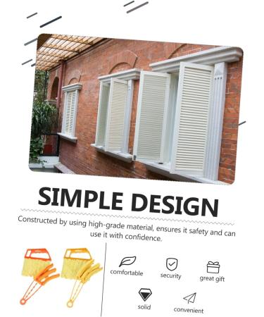 Beavorty 2 Sets Shutter Dust Collector Portable Vent Cleaner Blind Handheld Cleaner Home Supplies Window Cleaning Tools Conditioner Cleaner Household Vent Cleaner Pulley Fur As Shownx2pcs 20X5CMx2pcs - Buy Online on GoSupps.com