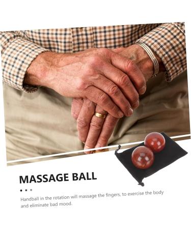 Healeeved 8 STK Wooden Massage Balls - Deep Tissue Muscle Relief & Hand Therapy Fitness Tool - Buy Online on GoSupps.com