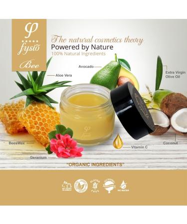 Fysio Bio Anti-Wrinkle Face Moisturizer | Anti Dark Circles Eye Cream Anti Aging | Made with Organic Beeswax Olive Oil and Essential Oils | Reduces Fine Lines | Treats Acne | 50ml - Buy Online on GoSupps.com