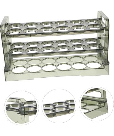 COOLHIYA Egg Cartons Egg Carton Eggs Fridge Door Egg Holder Egg Holder for Fridge Door Egg Stand Storage Box Side Door Green 31.00X17.50X10.50CM - Buy Online on GoSupps.com